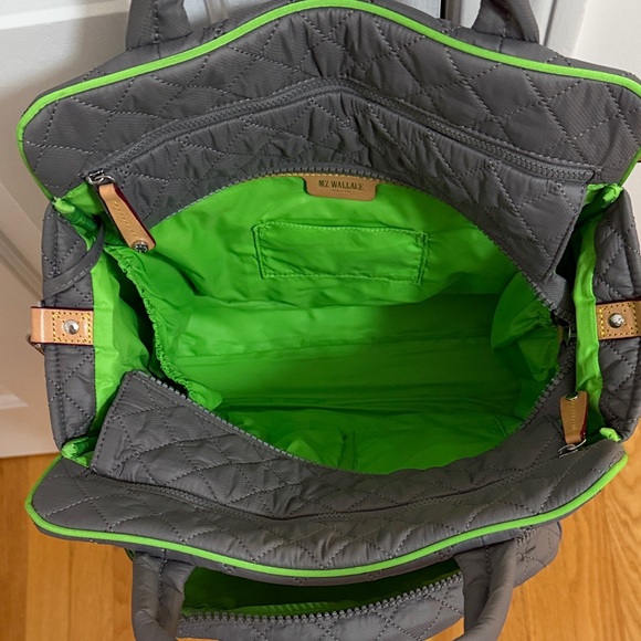 MZ Wallace Gray Quilted Pickleball Bag - Picture 3 of 6